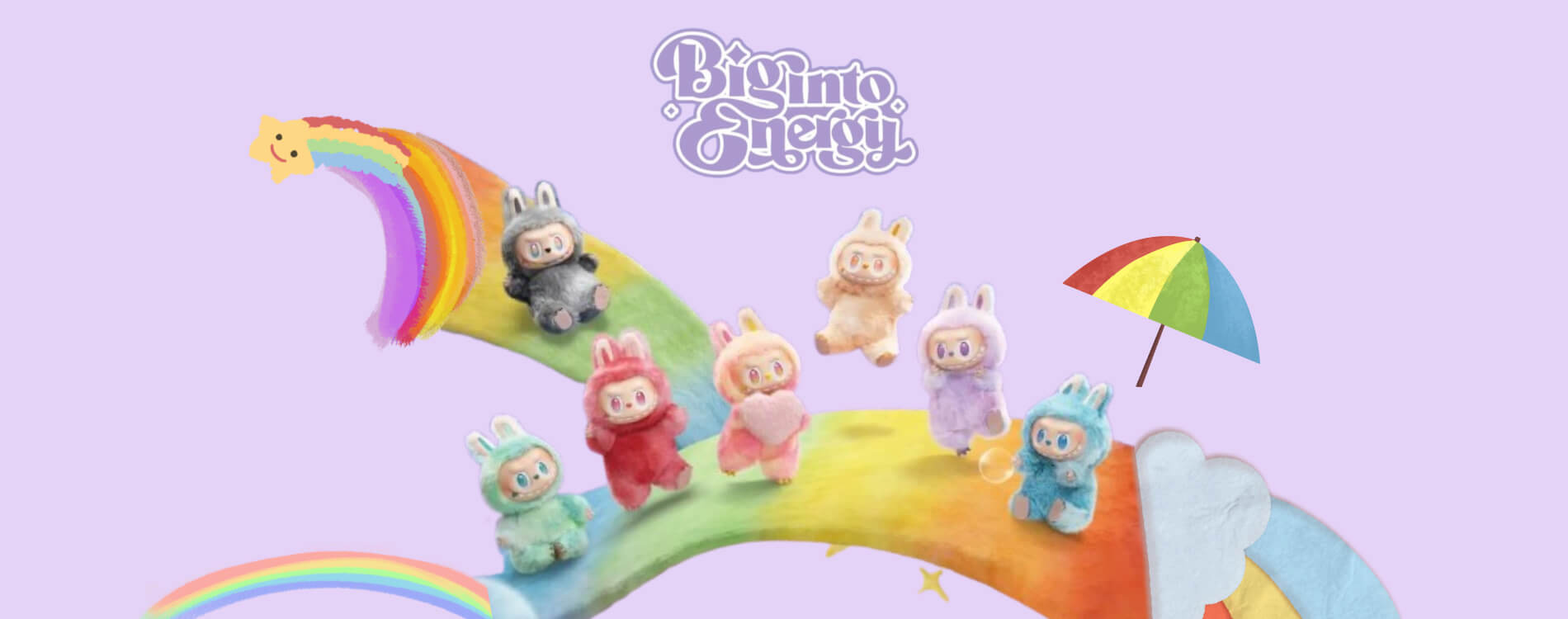 Labubu Big Into Energy New Release 2025 Labubu Big Into Energy Banner